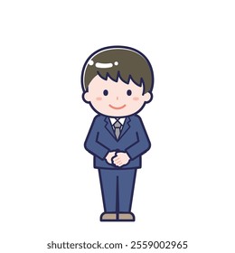 This is an illustration of a man's "suit".