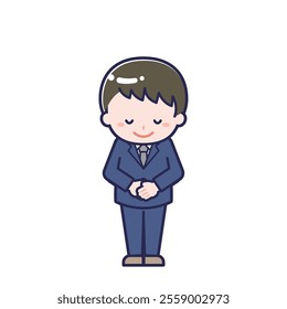 This is an illustration of a man's "suit".