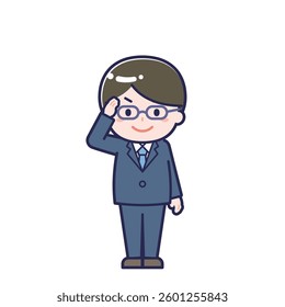 This is an illustration of a man's "teacher".
