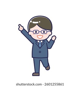 This is an illustration of a man's "teacher".