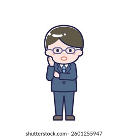 This is an illustration of a man's "teacher".