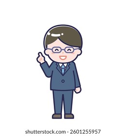 This is an illustration of a man's "teacher".