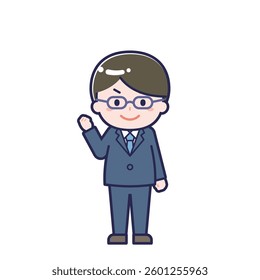 This is an illustration of a man's "teacher".