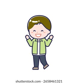 This is an illustration of a man's "Teens in plain clothes".