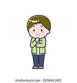 This is an illustration of a man's "Teens in plain clothes".