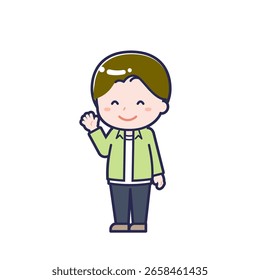 This is an illustration of a man's "Teens in plain clothes".