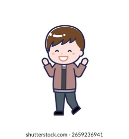 This is an illustration of a man's "Teens in plain clothes".