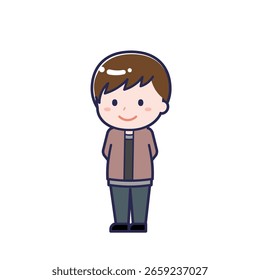 This is an illustration of a man's "Teens in plain clothes".