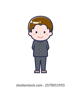This is an illustration of a man's "title".
