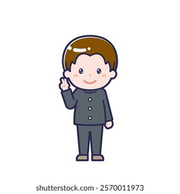 This is an illustration of a man's "title".