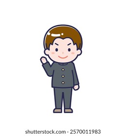 This is an illustration of a man's "title".
