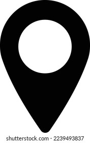 Esta es una ilustración del icono del pin del mapa.
