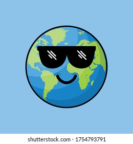 This is an illustration of the mascot of the earth. This illustration can be used for various commercial, educational, health and personal needs. 