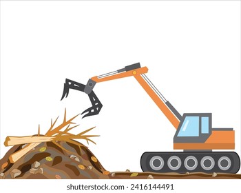 Este es un material ilustrativo de los trabajos de ingeniería civil que se realizan con maquinaria pesada.
