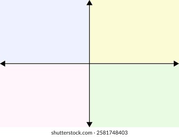 This is an illustration of a matrix diagram (matrix table).
