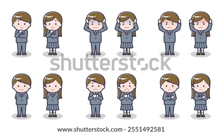 This is an illustration of middle and high school students.