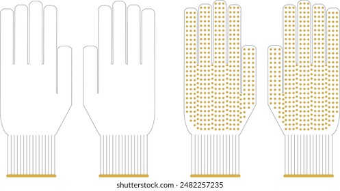 This is an illustration of a military hand.　set