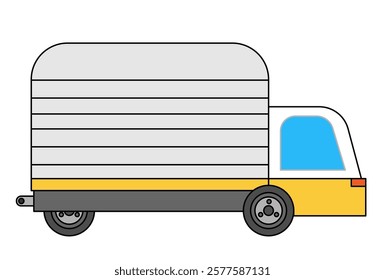 This is an illustration of a moving truck.