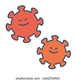 This is an illustration of the new Coronavirus. Vector image.