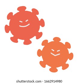 This is an illustration of the new Coronavirus. Vector image.