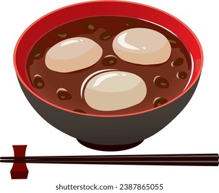 
Esta es una ilustración de Oshiruko.