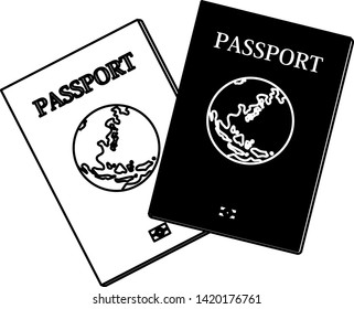 This is the Illustration of a passport.