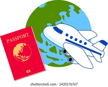 This is the Illustration of a passport.