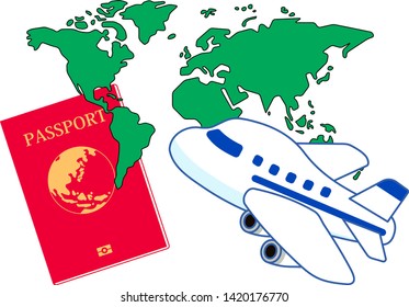 This is the Illustration of a passport.