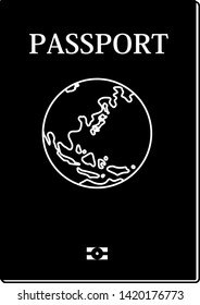 This is the Illustration of a passport.