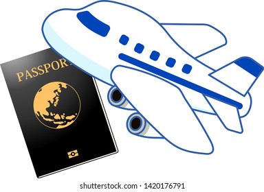 This is the Illustration of a passport.