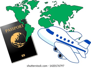 This is the Illustration of a passport.