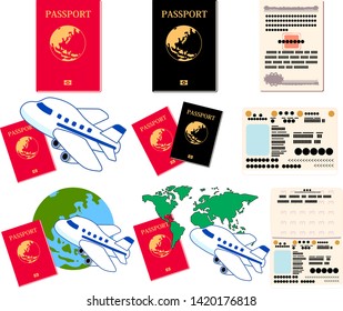 This is the Illustration of a passport.