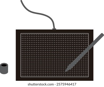 This is an illustration of a pen tablet (board tab).