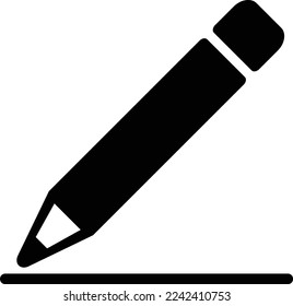 Esta es una ilustración de un icono de lápiz.
