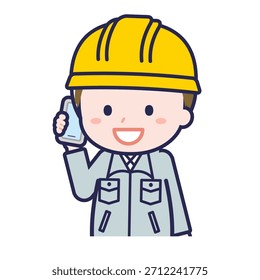 Esta es una ilustración de una persona que usa un teléfono inteligente.