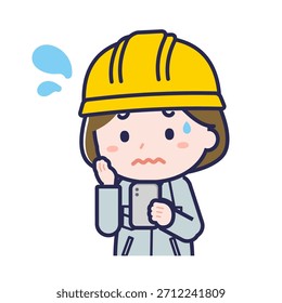 Esta é uma ilustração de uma pessoa usando um smartphone.