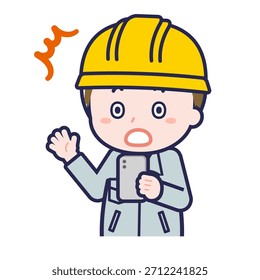 Esta es una ilustración de una persona que usa un teléfono inteligente.