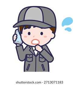 Esta es una ilustración de una persona que usa un teléfono inteligente.