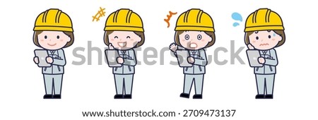 This is an illustration of a person using a tablet.