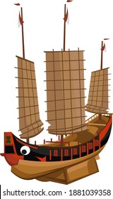 this is an illustration of a pirate ship
