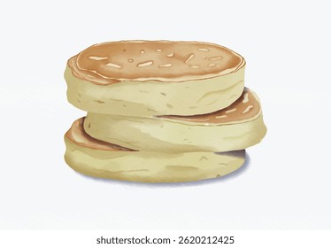 this is the illustration of the Plain Pancake