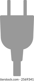 This is an illustration of a power plug icon (outlet mark).