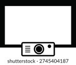 This is an illustration of a projector. Icon