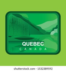 This is Illustration of Quebec, Canada.
