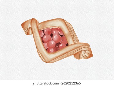 this is the illustration of The Redberry Danish