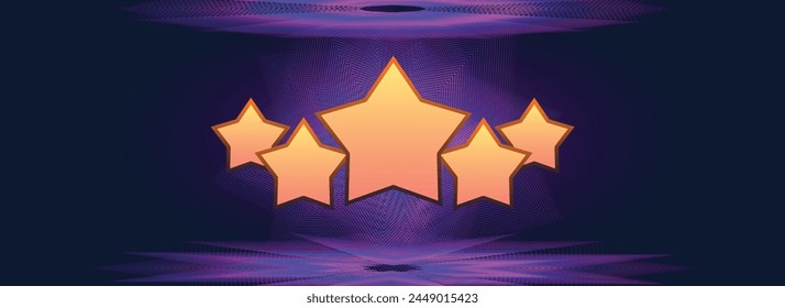 This illustration reflects the level of customer satisfaction with the services or products provided. Ratings and positive customer reviews are confirmation of the quality and success of the business