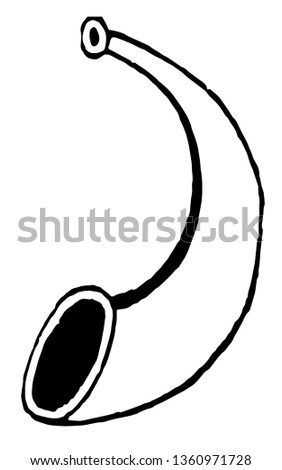 This illustration represents Keras, vintage line drawing or engraving illustration