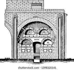 This illustration represents Retort Setting which is a sharp angry or wittily incisive manner vintage line drawing or engraving illustration.