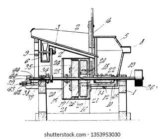 This illustration represents various type of Saw Set vintage line drawing or engraving illustration.