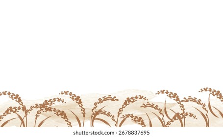 Esta é uma ilustração de arroz.

